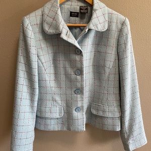 Gorgeous Nicole Miller Baby Blue jacket